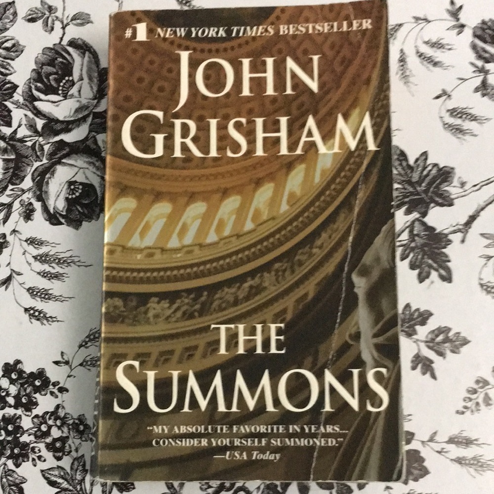 John Grisham The Summons Paperback Book 2002 Legal Thriller Novel